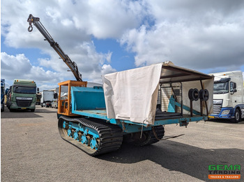 덤프 Morooka MST-1100 Rupsdumper / Werktuigdrager - Platte kiepbak + Hiab 026 T3 Kraan - Komatsu 6Cil : 사진 2