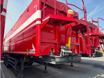덤프 세미 트레일러 Stas S300CX 58m3 Alcoa SAF Klep Deuren combi top condition 6340kg : 사진 2