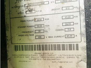 발전기 세트 Pramac GSL30 (3871) : 사진 4 발전기 세트 Pramac GSL30 (3871) : 사진 4