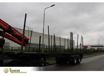 목재 세미 트레일러