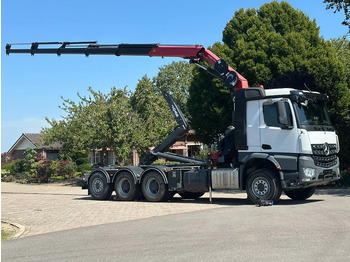 후크 리프트 트럭, 크레인 트럭 Mercedes-Benz Arocs 3251 8x4 TRIPLE!!28TM KRAAN/HAAK!!EURO6!!TOP! ZERO EMISSIE 2030!! : 사진 3 후크 리프트 트럭, 크레인 트럭 Mercedes-Benz Arocs 3251 8x4 TRIPLE!!28TM KRAAN/HAAK!!EURO6!!TOP! ZERO EMISSIE 2030!! : 사진 3