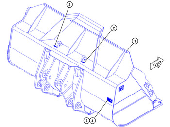 로더 버킷 CATERPILLAR