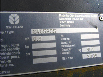 신규 로더 버킷 New Holland Unknown - : 사진 3