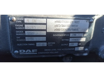 엔진 및 부품 트럭 용 DAF 2 x  CF 75 310 PE228 C : 사진 5
