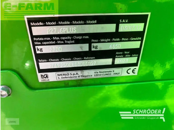 텔레스코픽 핸들러 Merlo p 27.6 plus : 사진 5