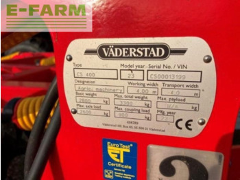 로터베이터 Väderstad cultus cs 400 : 사진 5
