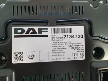 대시보드 트럭 용 DAF XF106 : 사진 3