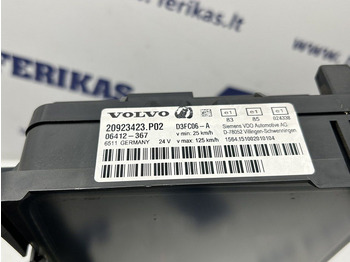 대시보드 트럭 용 Volvo instrument cluster : 사진 3