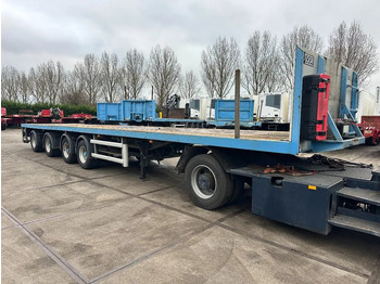 드롭사이드/ 플랫베드 세미 트레일러 Floor 2 AXLE STEERING an 2 LIFT AXLE : 사진 2