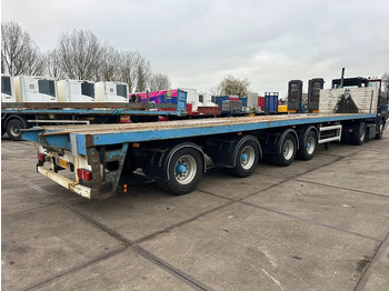 드롭사이드/ 플랫베드 세미 트레일러 Floor 2 AXLE STEERING an 2 LIFT AXLE : 사진 4