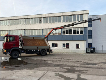 크레인 트럭 Scania G370 4X4 EURO 6 + 3-SIDE TIPPER + PALFINGER PK9002 + REMOTE : 사진 3