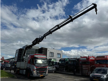 드롭사이드/ 플랫베드 트럭, 크레인 트럭 Volvo FMX 460 8X4 PALFINGER PK53002 + FLY JIP AN REMOT : 사진 4