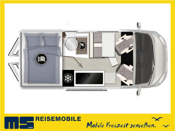 캠핑 밴 Karmann DAVIS 591 TRENDSTYLE / MODELL 2026 / STOCKBETTEN : 사진 2