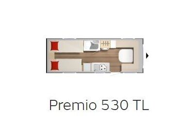 신규 캐러밴 Bürstner PREMIO 530 TL : 사진 1