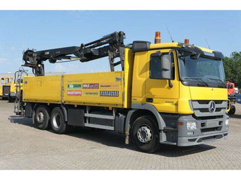 드롭사이드/ 플랫베드 트럭 Mercedes-Benz 2536 Actros/MP3/HIAB 211DL/AHK/Klima : 사진 3