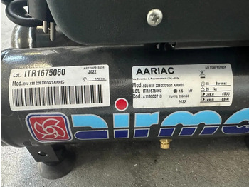 신규 공기 압축기 Airmec ECU XSS 228 Olievrije Zuigercompressor 2 PK 205 L / min 10 Bar New : 사진 4