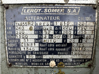 발전기 세트 Baudouin Leroy Somer 300 kVA noodstroom generatorset ex Emergency : 사진 4