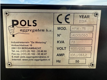 발전기 세트 Iveco FPT Himoinsa Mecc Alte Spa 75 kVA generatorset : 사진 4