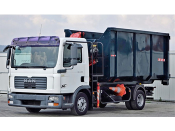 크레인 트럭, 후크 리프트 트럭 MAN TGL 7.150  Abrollkipper + Kran !! MAN TGL 7.150  Abrollkipper + Kran !! : 사진 4