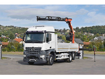 크레인 트럭, 드롭사이드/ 플랫베드 트럭 Mercedes-Benz AROCS 2542* PK 13001-K B* TOPZUSTAND : 사진 2