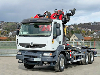 후크 리프트 트럭, 크레인 트럭 Renault KERAX 460 DXI * ABROLLKIPPER  * EPSILON Q170Z69 : 사진 2