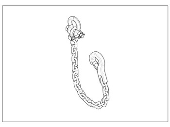 자재 취급 장비 Novatech Gooseneck Safety Chains : 사진 4