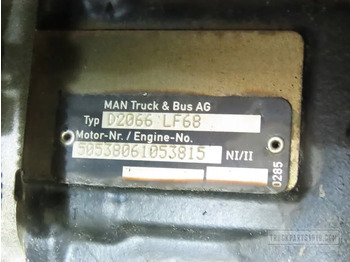 엔진 트럭 용 MAN 51.01100.6380 | Motor D2066LF68 Euro6 : 사진 3