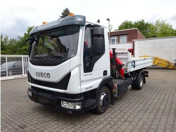 덤프트럭, 크레인 트럭 Iveco Eurocargo 80-220 Tipper + crane : 사진 4