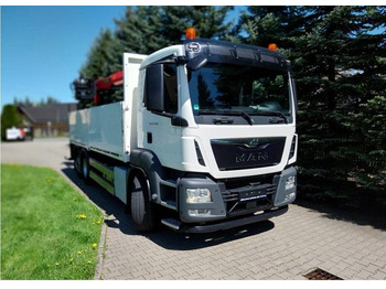 드롭사이드/ 플랫베드 트럭, 크레인 트럭 MAN TGS 26.400 Flatbed + Crane Palfinger PK 23001L : 사진 4 드롭사이드/ 플랫베드 트럭, 크레인 트럭 MAN TGS 26.400 Flatbed + Crane Palfinger PK 23001L : 사진 4
