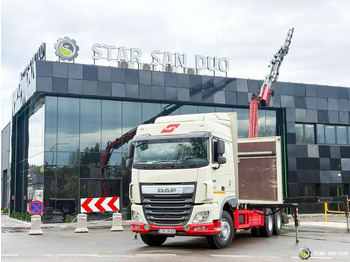 크레인 트럭 DAF  XF 440 6x2 Fassi F365 FLY JIBCranePallet Grippe : 사진 4