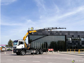 크레인 트럭 MAN  TGS 33.400 6x6 BL EFFER 315/8S  HDS Crane 2019 : 사진 3