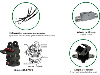 신규 그래플 로더 크레인 용 Agricultural grab PAF-14 : 사진 3