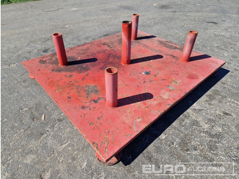 건설장비 Hydraulic breaker Storage Rack : 사진 2