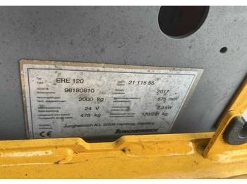 팔레트 트럭 Jungheinrich ERE120 : 사진 4 팔레트 트럭 Jungheinrich ERE120 : 사진 4