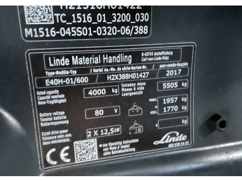 전기 지게차 LINDE E