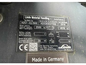 LPG 지게차 LINDE H25