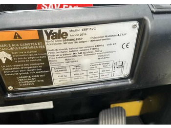 전기 지게차 Yale ERP15VC : 사진 4