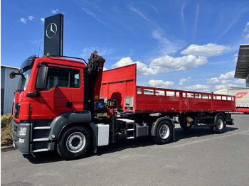 드롭사이드/ 플랫베드 세미 트레일러 Ackermann PS-F10/86E Pritsche MB-Achse 8.480mm : 사진 2