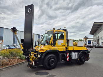트럭 Mercedes-Benz Unimog U400 4x4 Zweiwege ZAGRO 800t/52 Achsen : 사진 2