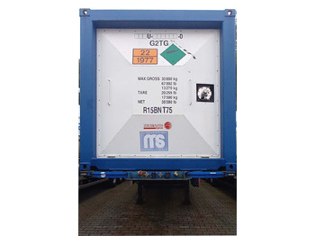 유조 세미 트레일러 Ziemann LNG Methan Gas Cryogenic tank container 40ft tank : 사진 2