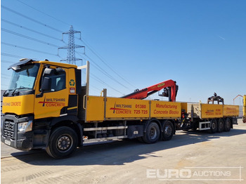 드롭사이드/ 플랫베드 트럭 RENAULT T 460