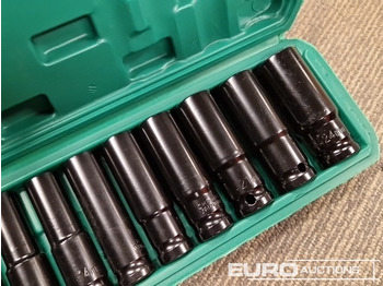 작업장 장비 Unused 1/2" Deep Socket Set 10Pcs 10-24mm : 사진 5