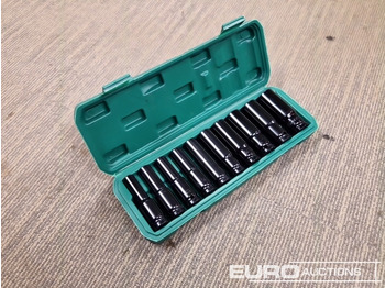 작업장 장비 Unused 1/2" Deep Socket Set 10Pcs 10-24mm : 사진 2