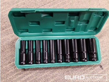 작업장 장비 Unused 1/2" Deep Socket Set 10Pcs 10-24mm : 사진 3