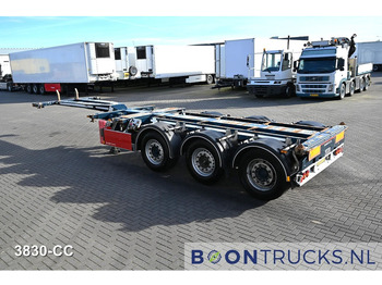 컨테이너 운반 장치/ 스와프 보디 세미 트레일러 D-Tec FLEXITRAILER | 2x20-30-40-45ft HC * 2x LIFT AXLE * MB / DISC * NL TRAILER * APK 03-2026 : 사진 3 컨테이너 운반 장치/ 스와프 보디 세미 트레일러 D-Tec FLEXITRAILER | 2x20-30-40-45ft HC * 2x LIFT AXLE * MB / DISC * NL TRAILER * APK 03-2026 : 사진 3