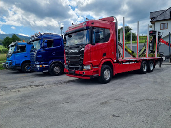 목재 트럭 SCANIA R 520