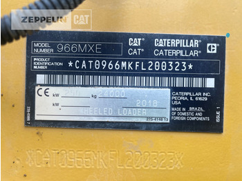 휠 로더 Cat 966MXE : 사진 2