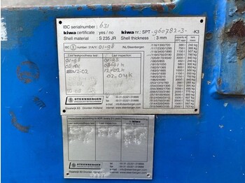 저장 탱크 steenbergen 2000 liter Kiwa IBC dieseltank met handpomp met keuring : 사진 4