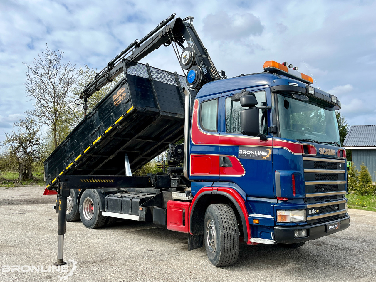 2002 SCANIA R114 6X2*4 Tipper+HIAB 166-e5 crane - 덤프트럭, 크레인 트럭 : 사진 2 2002 SCANIA R114 6X2*4 Tipper+HIAB 166-e5 crane - 덤프트럭, 크레인 트럭 : 사진 2