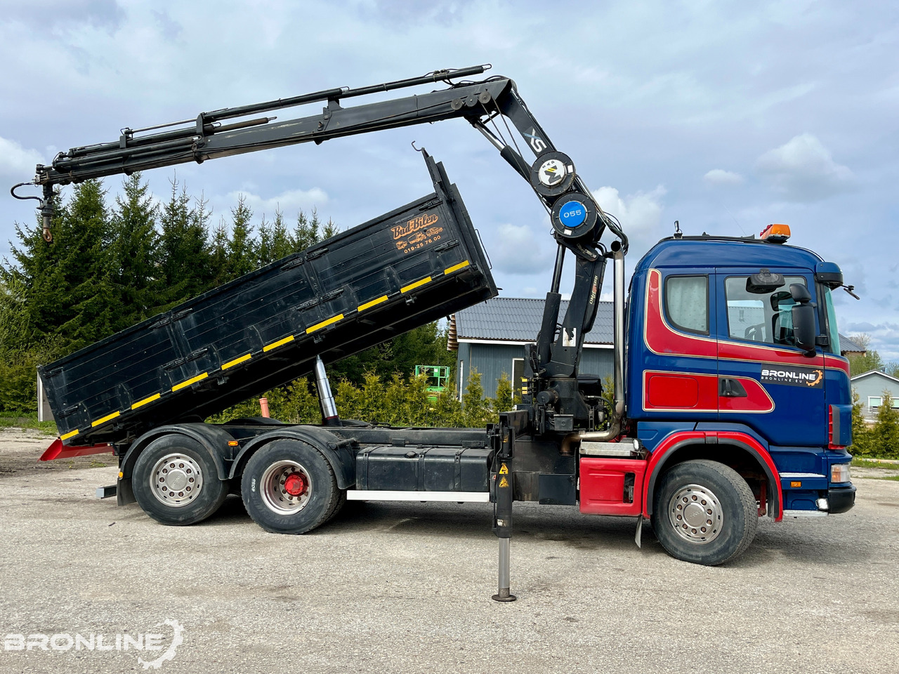 2002 SCANIA R114 6X2*4 Tipper+HIAB 166-e5 crane - 덤프트럭, 크레인 트럭 : 사진 4 2002 SCANIA R114 6X2*4 Tipper+HIAB 166-e5 crane - 덤프트럭, 크레인 트럭 : 사진 4